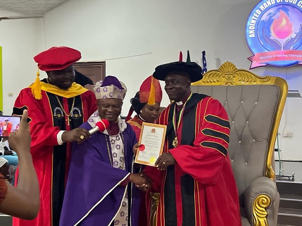 Honorary Doctorate Awarded by the International Council of Clergy U.S.A.: A Celebration of Dr. Nelson Asare Takyi's Achievements