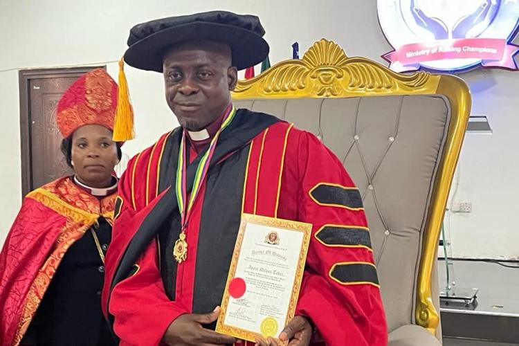  Honorary Doctorate Awarded by the International Council of Clergy U.S.A.: A Celebration of Dr. Nelson Asare Takyi's Achievements